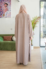 PINK POLKA ABAYA