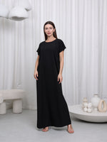 SHORT SLEEVE DRESS - (WHITE)