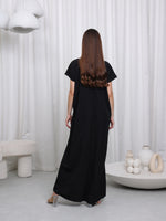 SHORT SLEEVE DRESS - (WHITE)