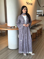 LAVENDER LACE ABAYA