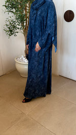RIBBON ABAYA - (JEAN BLUE)