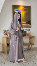DANTEL KHAKI ABAYA