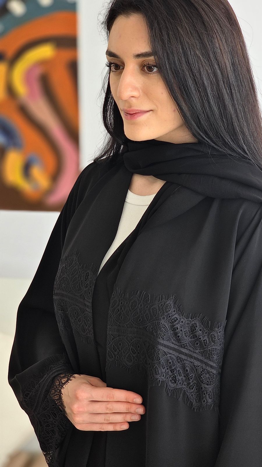 BLACK DANTEL ABAYA