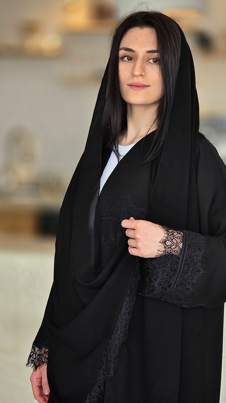 BLACK DANTEL ABAYA