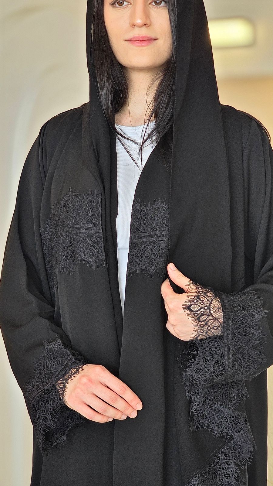 BLACK DANTEL ABAYA
