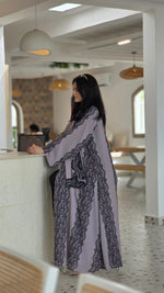 DANTEL PRINT ABAYA
