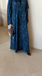 RIBBON ABAYA - (JEAN BLUE)