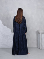 SCALOPE ABAYA - (GREY)