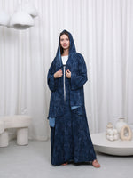 RIBBON ABAYA - (DUSTY RED)