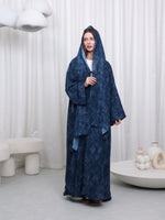 RIBBON ABAYA - (DUSTY RED)