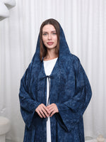 RIBBON ABAYA - (DUSTY RED)