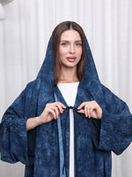 RIBBON ABAYA - (DUSTY RED)