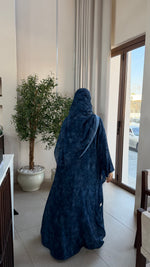 RIBBON ABAYA - (JEAN BLUE)