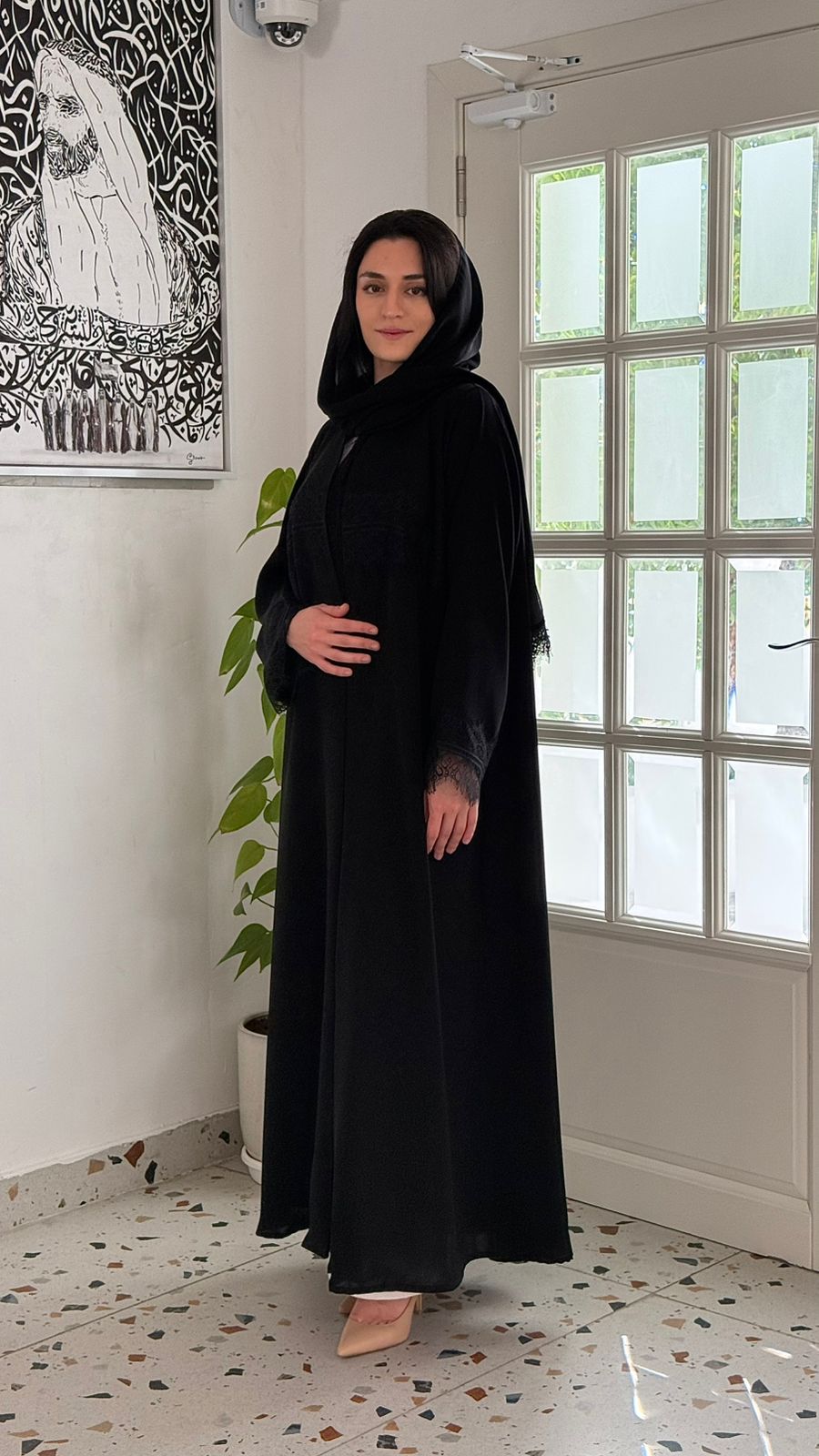 BLACK DANTEL ABAYA