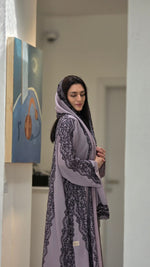 DANTEL PRINT ABAYA