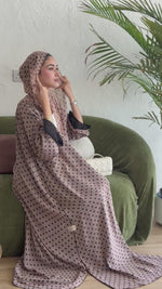 PINK POLKA ABAYA