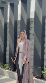 PINK POLKA ABAYA